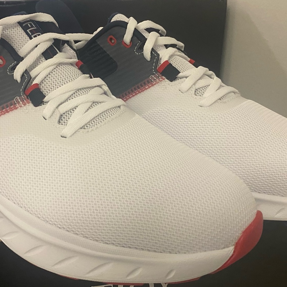 Footjoy White and blue Golf  Sneakers